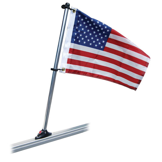 Taylor Made Pontoon 24" Flag Pole Mount & 12" x 18" US Flag - Marine Parts OnlyBoat OutfittingTaylor Made