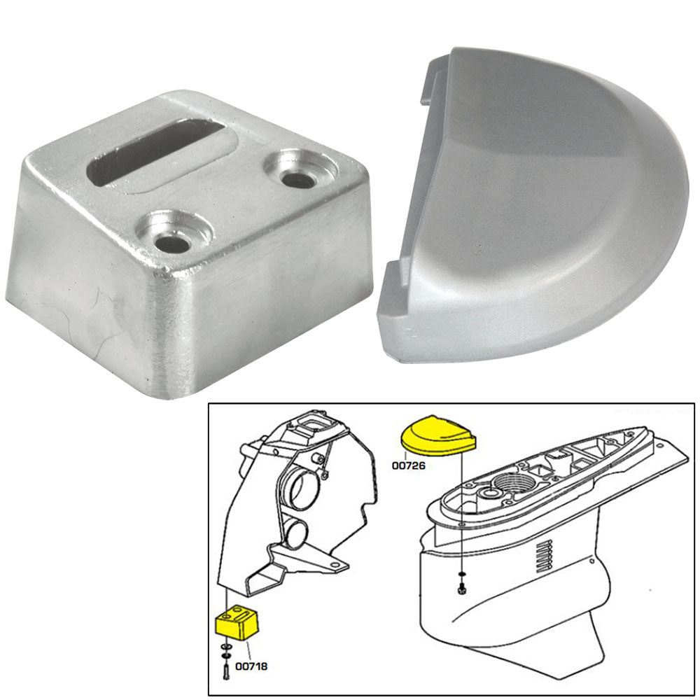 Tecnoseal Anode Kit w/Hardware - Volvo SX - Zinc - Marine Parts OnlyBoat OutfittingTecnoseal