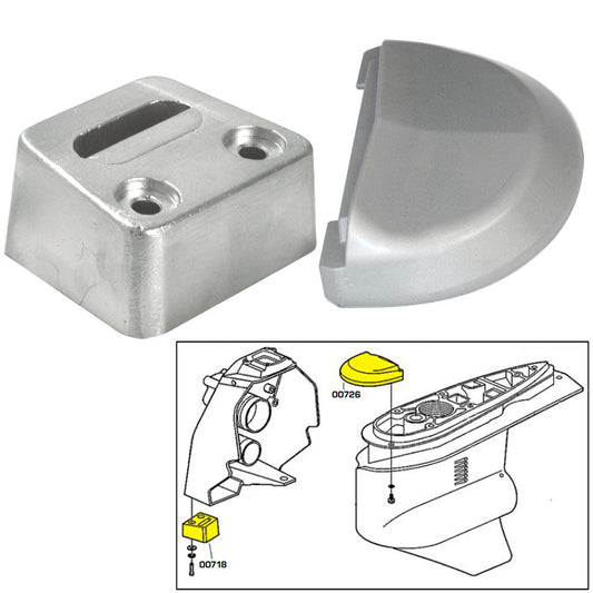 Tecnoseal Anode Kit w/Hardware - Volvo SX - Zinc - Marine Parts OnlyBoat OutfittingTecnoseal