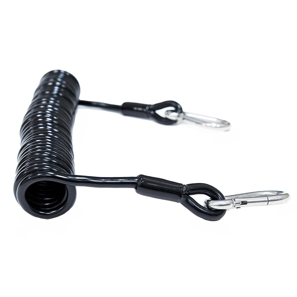 Tigress Heavy - Duty Coiled Safety Tether - 1200lbs - Marine Parts OnlyHunting & FishingTigress