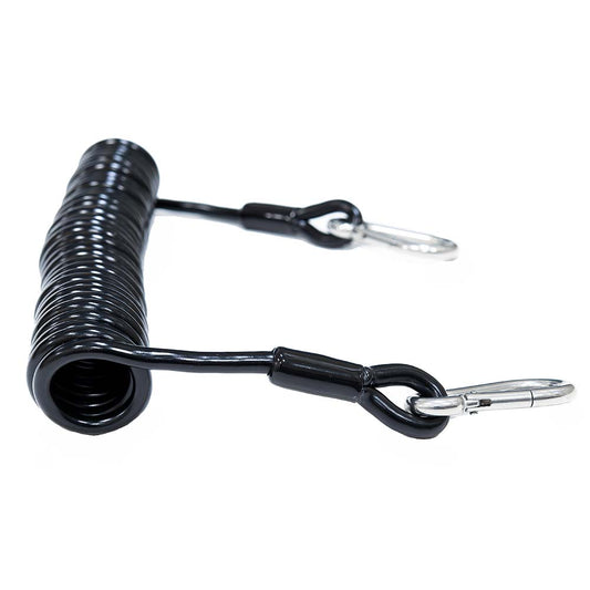 Tigress Heavy - Duty Coiled Safety Tether - 1200lbs - Marine Parts OnlyHunting & FishingTigress
