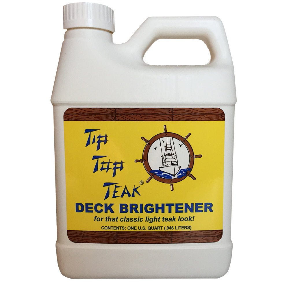 Tip Top Teak Deck Brightener - Quart - Marine Parts OnlyMarine HardwareTip Top Teak