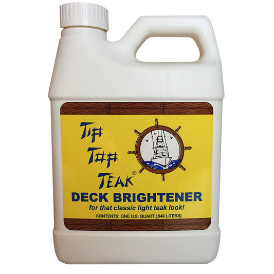 Tip Top Teak Deck Brightener - Quart - Marine Parts OnlyMarine HardwareTip Top Teak