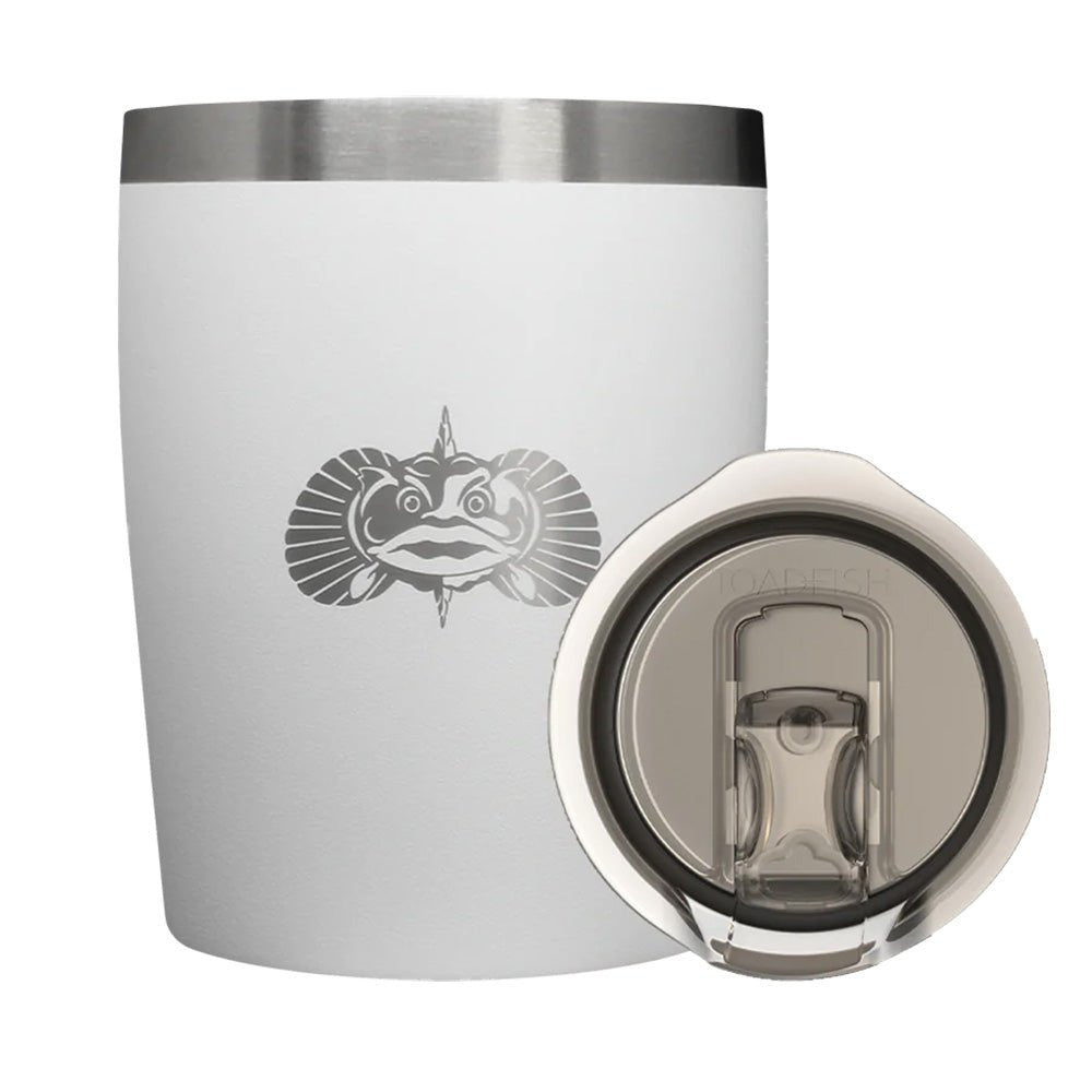 Toadfish Non - Tipping 10oz Rocks Tumbler - White - Marine Parts OnlyBoat OutfittingToadfish