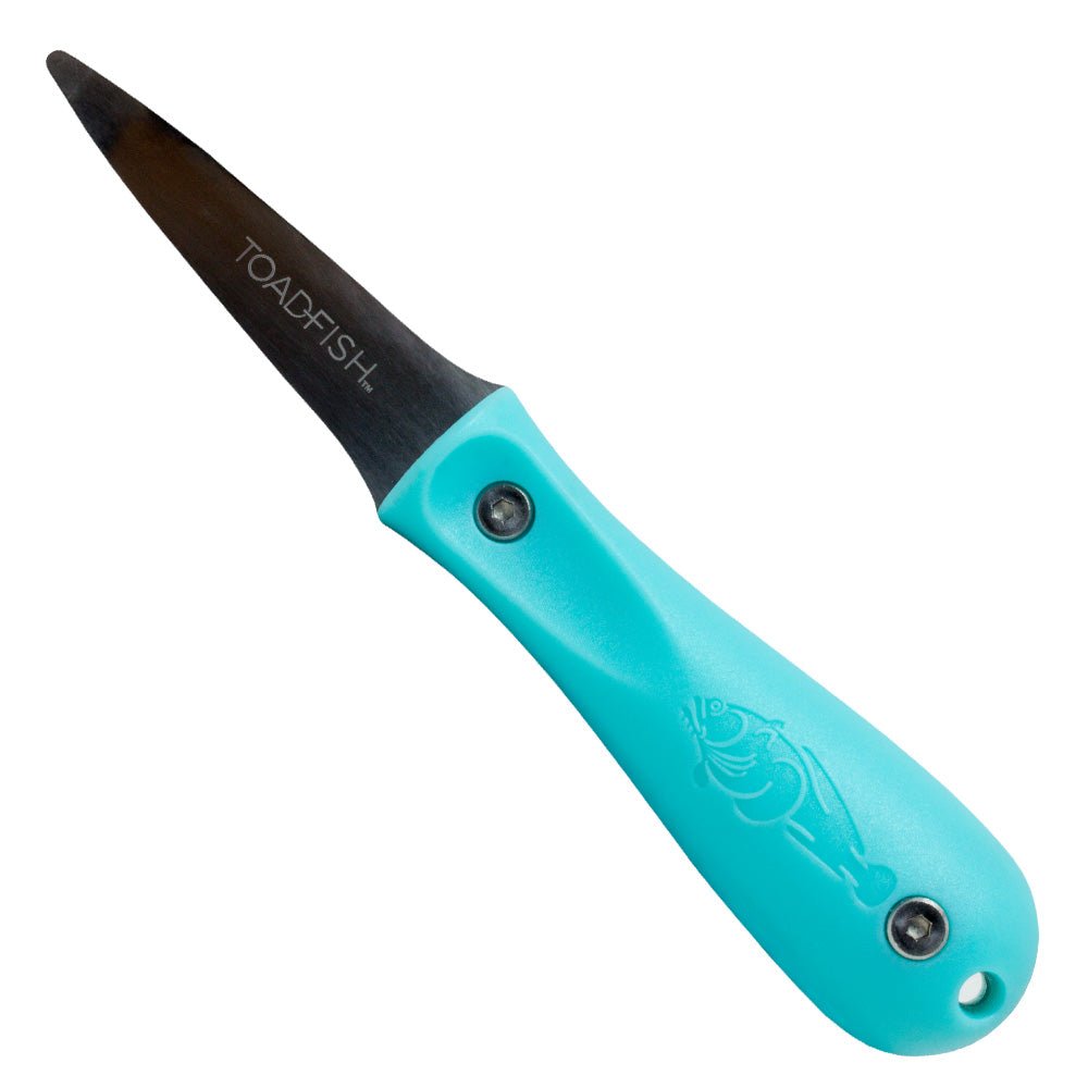 Toadfish Put &39;Em Back Oyster Knife - Teal - Marine Parts OnlyBoat OutfittingToadfish