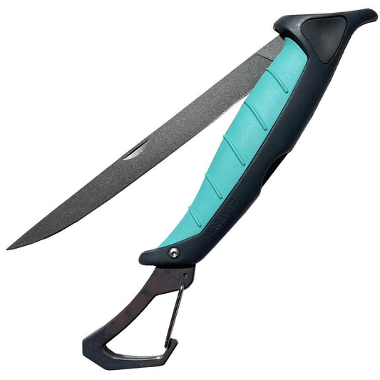 Toadfish Stowaway Folding Fillet Knife w/Built - In Carabiner - 7" - Marine Parts OnlyBoat OutfittingToadfish