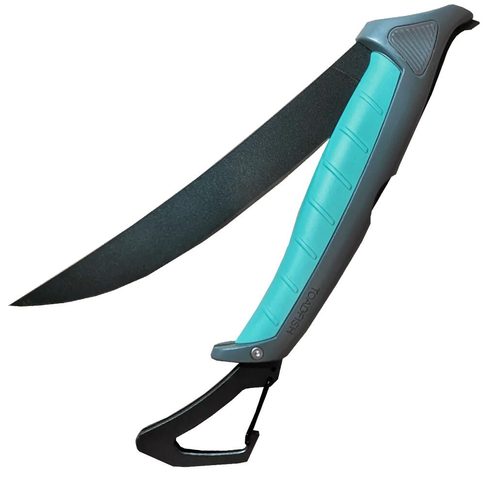 Toadfish Stowaway Folding Fillet Knife w/Built - In Carabiner - 8.5" - Marine Parts OnlyBoat OutfittingToadfish