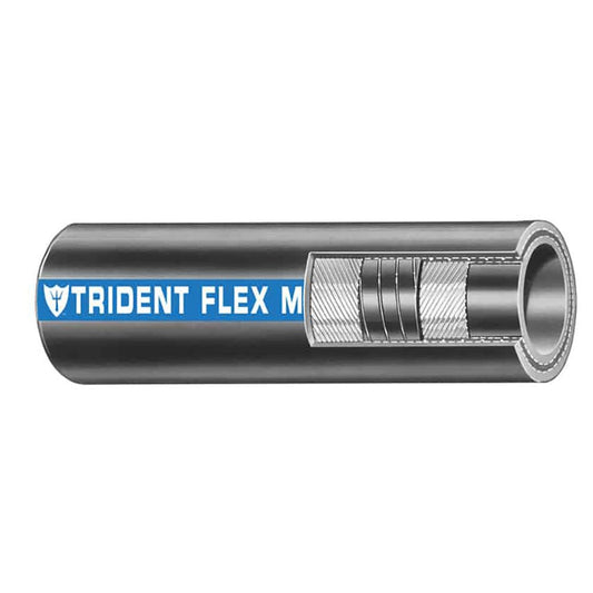 Trident Marine 1" Flex Marine Wet Exhaust &amp; Water Hose - Black - Sold by the Foot - Marine Parts OnlyMarine Plumbing & VentilationTrident Marine