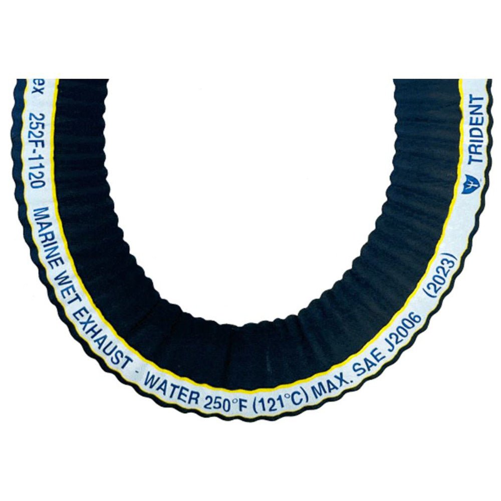 Trident Marine 2 - 1/2" Extra - Flex Corrugated Marine Wet Exhaust Hose - Sold by the Foot - Marine Parts OnlyEngine Parts & ServiceTrident Marine