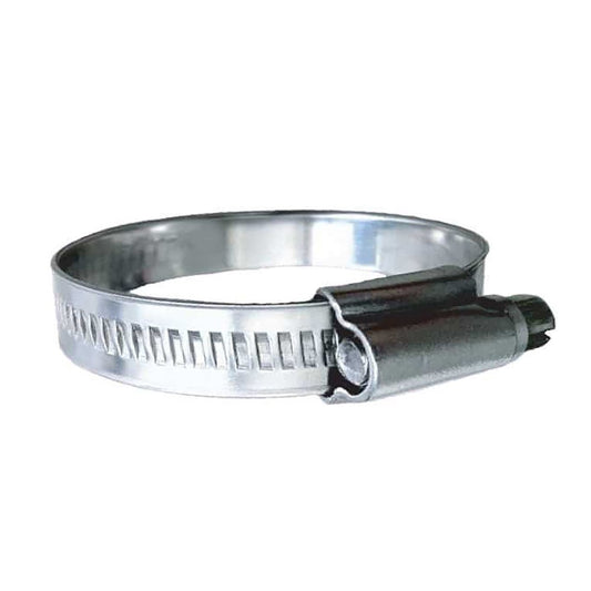 Trident Marine 316 SS Non - Perforated Worm Gear Hose Clamp - 15/32" Band - (1 - 1/4" &ndash; 1 - 3/4") Clamping Range - 10 - Pack - SAE Size 20 - Marine Parts OnlyMarine Plumbing & VentilationTrident Marine