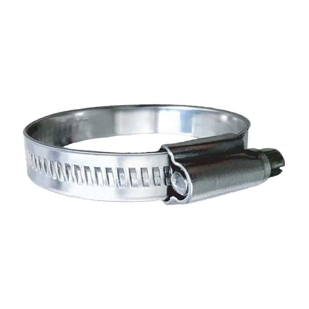 Trident Marine 316 SS Non - Perforated Worm Gear Hose Clamp - 15/32" Band - (5/8" &ndash; 15/16") Clamping Range - 10 - Pack - SAE Size 8 - Marine Parts OnlyMarine Plumbing & VentilationTrident Marine