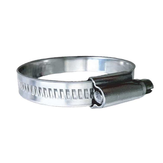Trident Marine 316 SS Non - Perforated Worm Gear Hose Clamp - 15/32" Band - (7/8" &ndash; 1 - 1/4") Clamping Range - 10 - Pack - SAE Size 12 - Marine Parts OnlyMarine Plumbing & VentilationTrident Marine
