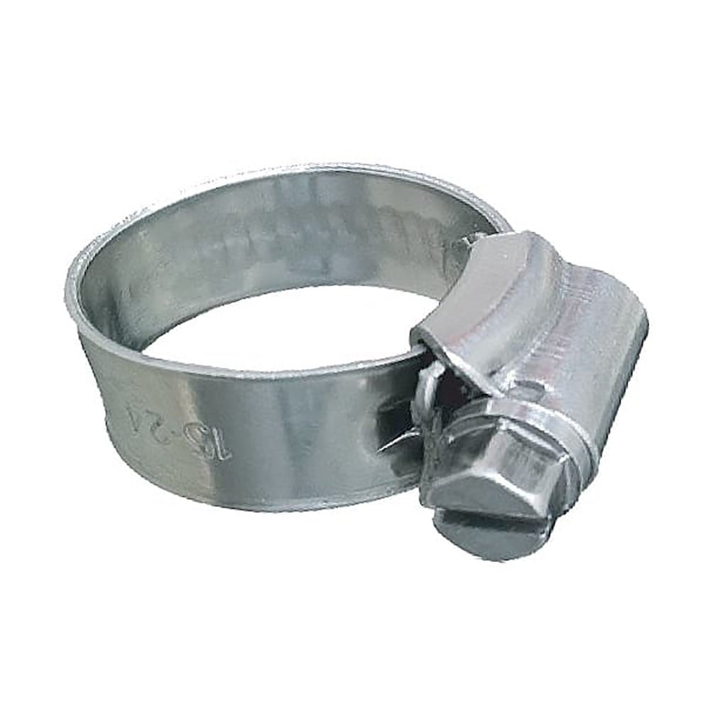 Trident Marine 316 SS Non - Perforated Worm Gear Hose Clamp - 3/8" Band - (5/16" &ndash; 9/16") Clamping Range - 10 - Pack - SAE Size 3 - Marine Parts OnlyMarine Plumbing & VentilationTrident Marine