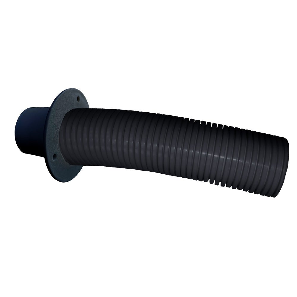 Trident Marine 4&39; Black Stern Flex Hose w/Transom Flange - Marine Parts OnlyBoat OutfittingTrident Marine