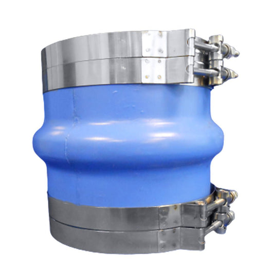 Trident Marine 8" ID Blue Silicone Molded Wet Exhaust Hump w/4 T - Bolt Clamp - Marine Parts OnlyEngine Parts & ServiceTrident Marine