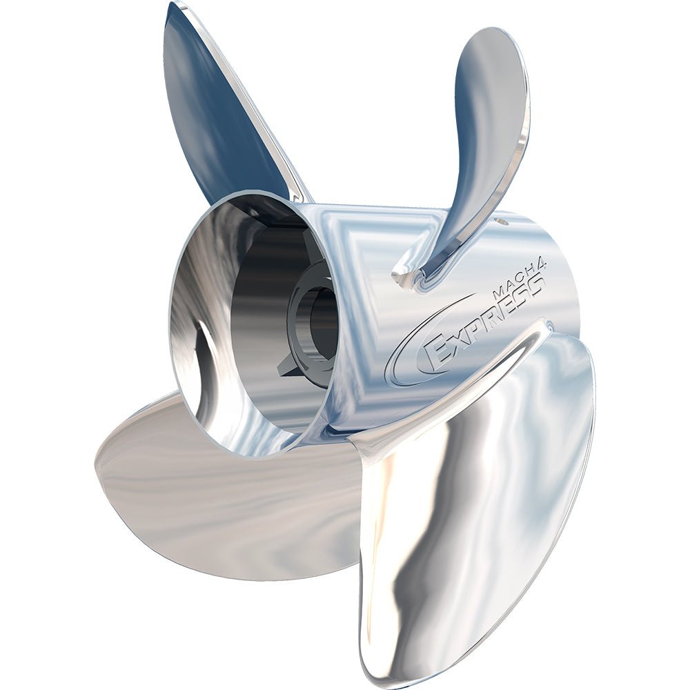 Turning Point Express&reg; Mach4&trade; - Left Hand - Stainless Steel Propeller - EX - 1419 - 4L - 4 - Blade - 14" x 19 Pitch - Marine Parts OnlyBoat OutfittingTurning Point Propellers