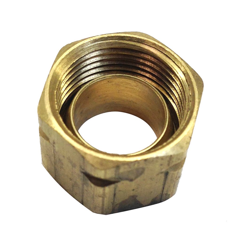 Uflex Brass Compression Nut w/Sleeve 61CA - 6 - Marine Parts OnlyBoat OutfittingUflex USA