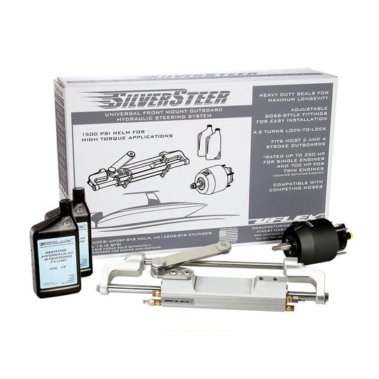 Uflex SilverSteer&trade; 2.0 High - Performance Front Mount Outboard Hydraulic Steering System - 1500PSI FM V2 - Marine Parts OnlyBoat OutfittingUflex USA