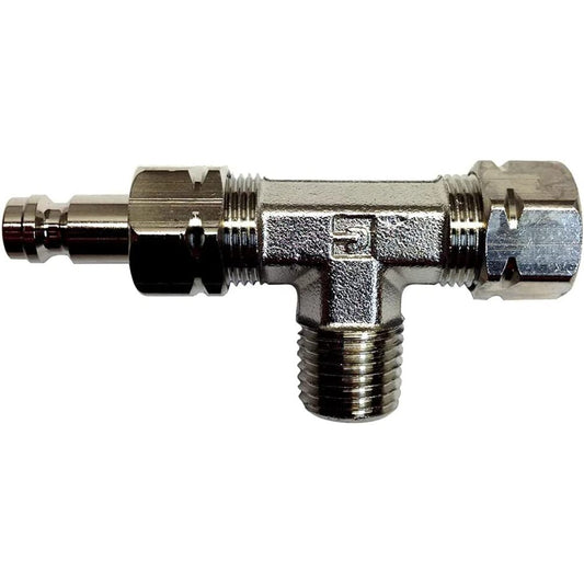 Uflex Tee Fitting w/Bleed Nipple f/IB &amp; Stern Drive Cylinders - Marine Parts OnlyBoat OutfittingUflex USA