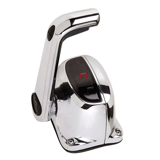 Uflex&nbsp;Single Lever Top Mount Control w/Neutral Lock &amp; Trim Switch - Chrome - Marine Parts OnlyBoat OutfittingUflex USA