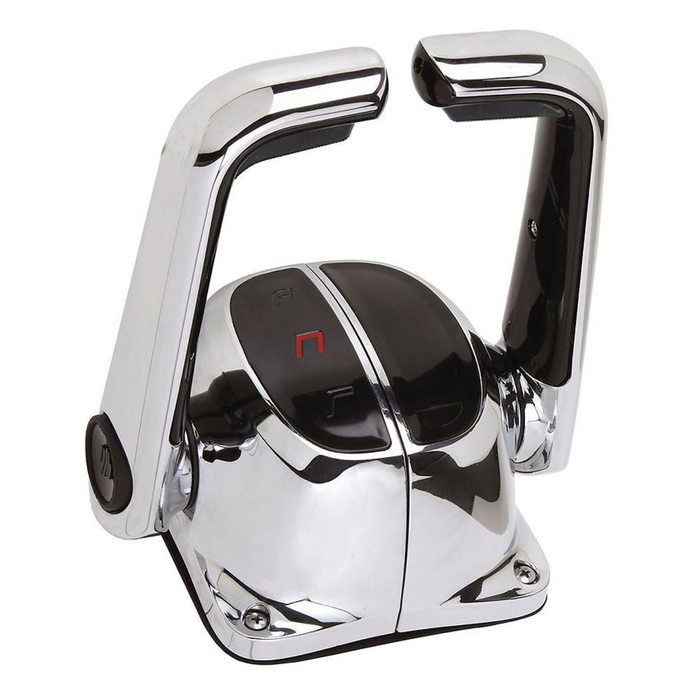 Uflex&nbsp;Twin Lever Top Mount Control w/Neutral Lock - No Trim Switch - Chrome - Marine Parts OnlyBoat OutfittingUflex USA