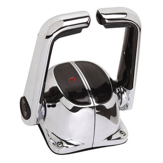 Uflex&nbsp;Twin Lever Top Mount Control w/Neutral Lock - No Trim Switch - Chrome - Marine Parts OnlyBoat OutfittingUflex USA
