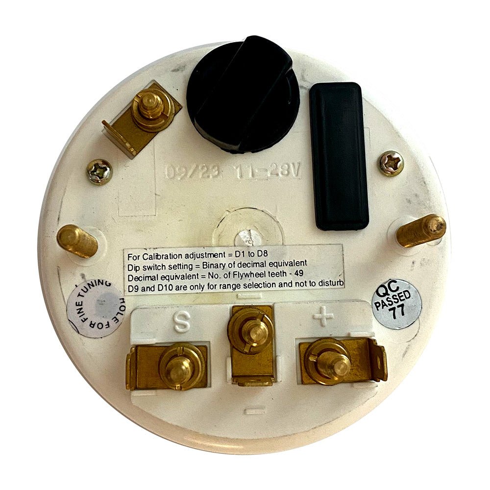 VDO Cockpit International Gen II 4K RPM Tachometer w/Hourmeter - Marine Parts OnlyMarine Navigation & InstrumentsVDO