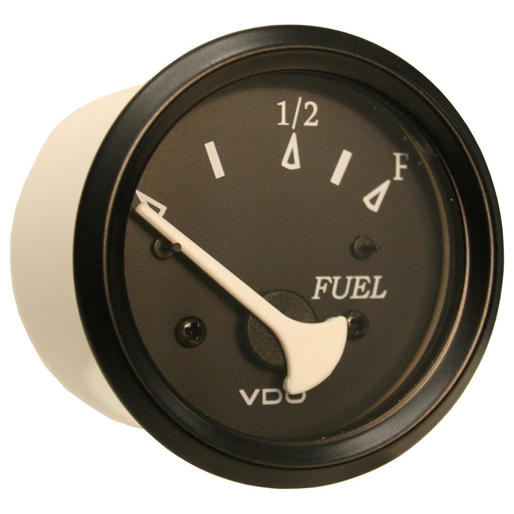 VDO Cockpit Marine 52mm (2 - 1/16") Fuel Level Gauge - Black Dial/Bezel - Marine Parts OnlyMarine Navigation & InstrumentsVDO