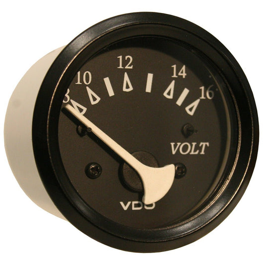 VDO Cockpit Marine 52mm (2 - 1/16") Voltmeter - Black Dial/Bezel - Marine Parts OnlyMarine Navigation & InstrumentsVDO