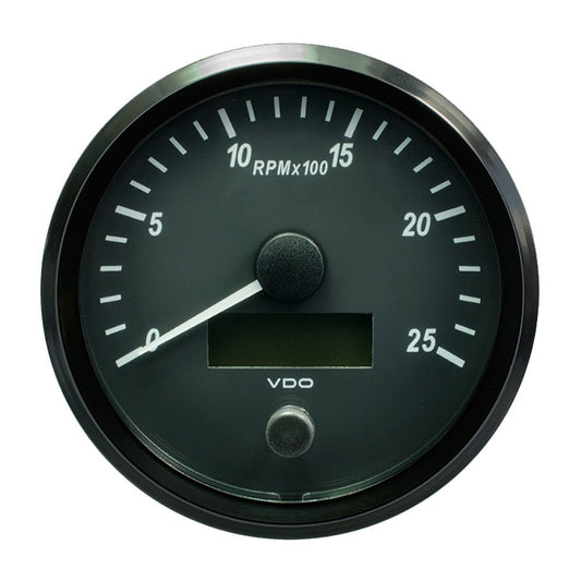 VDO SingleViu 100mm (4") Tachometer - 2500 RPM - Marine Parts OnlyMarine Navigation & InstrumentsVDO