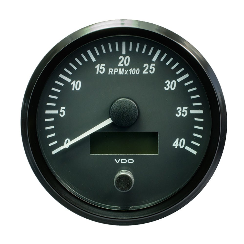 VDO SingleViu 100mm (4") Tachometer - 4000 RPM - Marine Parts OnlyMarine Navigation & InstrumentsVDO