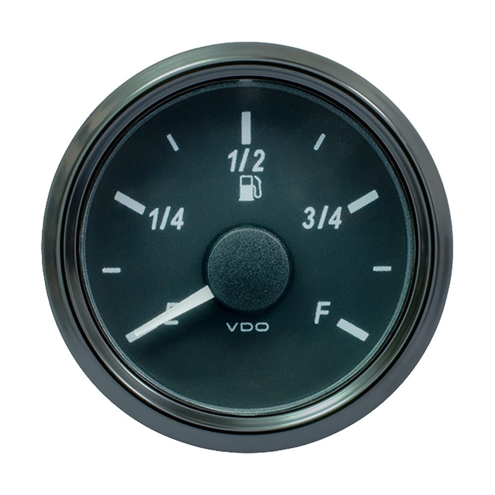 VDO SingleViu 52mm (2 - 1/16") Fuel Level Gauge - E/F Scale 240 - 33 Ohm - Marine Parts OnlyMarine Navigation & InstrumentsVDO