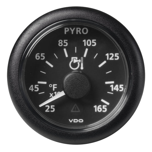Veratron 52 MM (2 - 1/16") ViewLine Pyrometer - 250&deg; to 1650&deg;F - Black Dial &amp; Bezel - Marine Parts OnlyMarine Navigation & InstrumentsVeratron