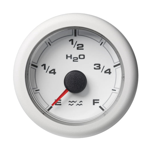 Veratron 52MM (2 - 1/16") OceanLink Waste Water Gauge - White Dial &amp; Bezel - Marine Parts OnlyMarine Navigation & InstrumentsVeratron