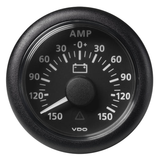 Veratron 52MM (2 - 1/16") ViewLine Battery Status Gauge - 150/+150AMP - Black Dial &amp; Bezel - Marine Parts OnlyMarine Navigation & InstrumentsVeratron