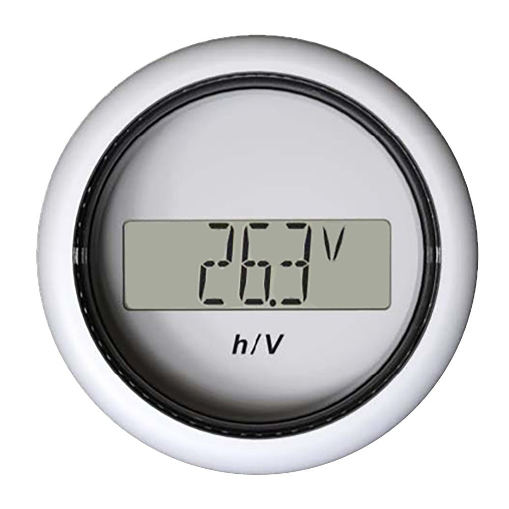 Veratron 52MM (2 - 1/16") ViewLine Hour Counter - Voltmeter - White - Marine Parts OnlyMarine Navigation & InstrumentsVeratron
