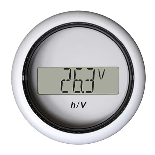Veratron 52MM (2 - 1/16") ViewLine Hour Counter - Voltmeter - White - Marine Parts OnlyMarine Navigation & InstrumentsVeratron
