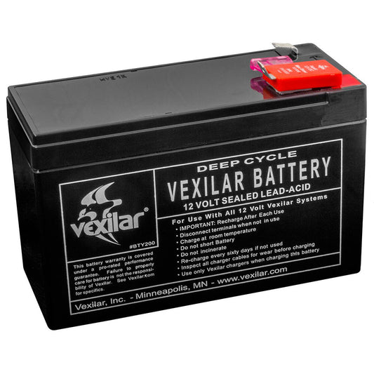 Vexilar 12V/9 AMP Lead - Acid Battery - Marine Parts OnlyCampingVexilar