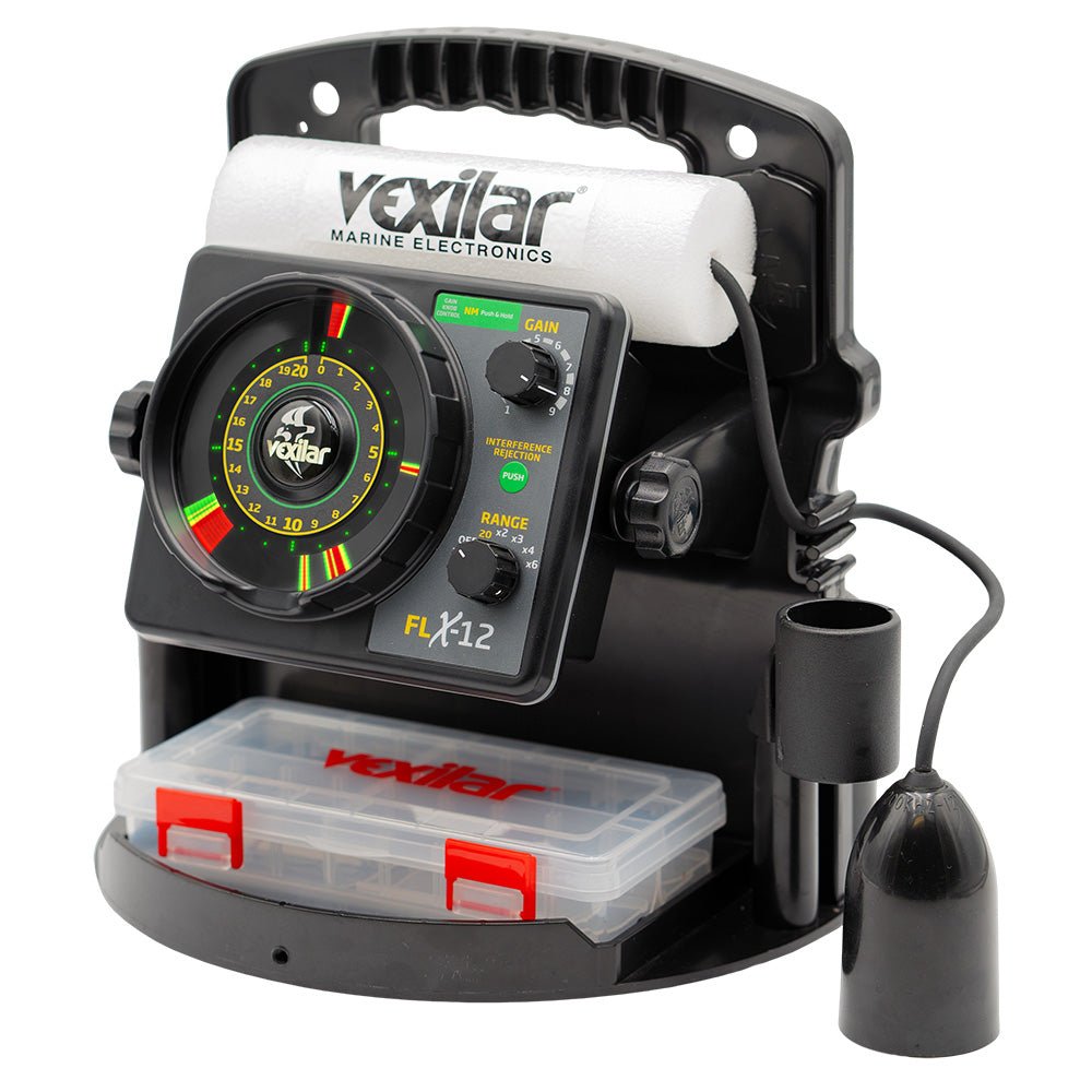 Vexilar FLX - 12 Pro Pack II Fishing System w/12 Degree Ice Ducer - Marine Parts OnlyMarine Navigation & InstrumentsVexilar