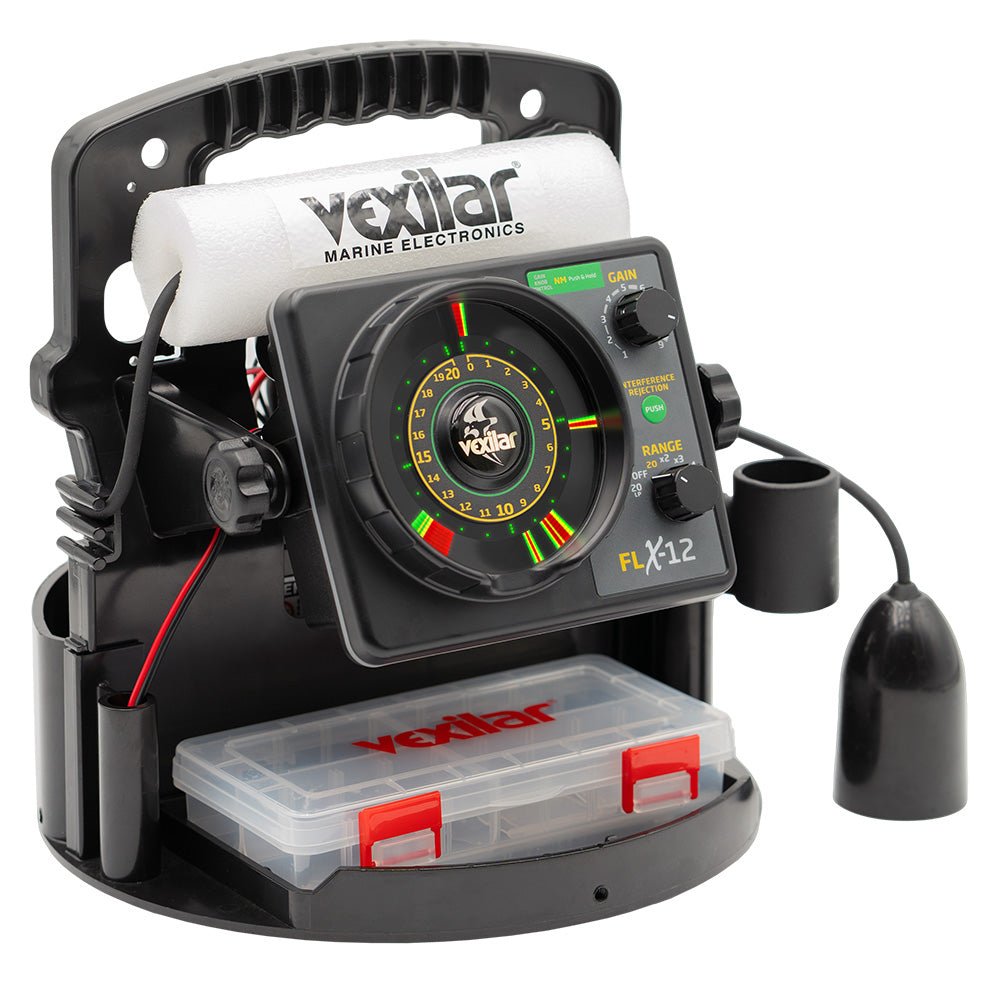 Vexilar FLX - 12 Pro Pack II Fishing System w/12 Degree Ice Ducer - Marine Parts OnlyMarine Navigation & InstrumentsVexilar
