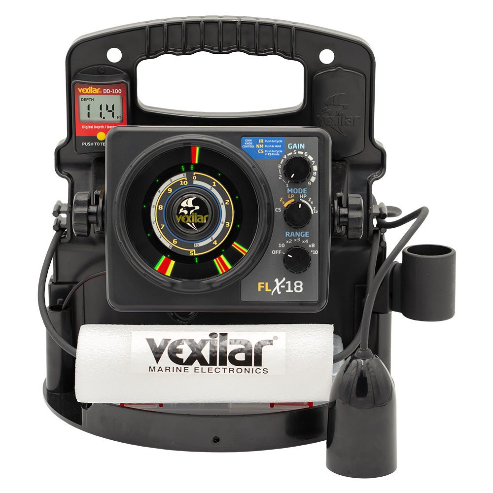Vexilar FLX - 18 Pro Pack II Fishing System w/12 Degree Ice - Ducer &amp; DD - 100 - Marine Parts OnlyMarine Navigation & InstrumentsVexilar