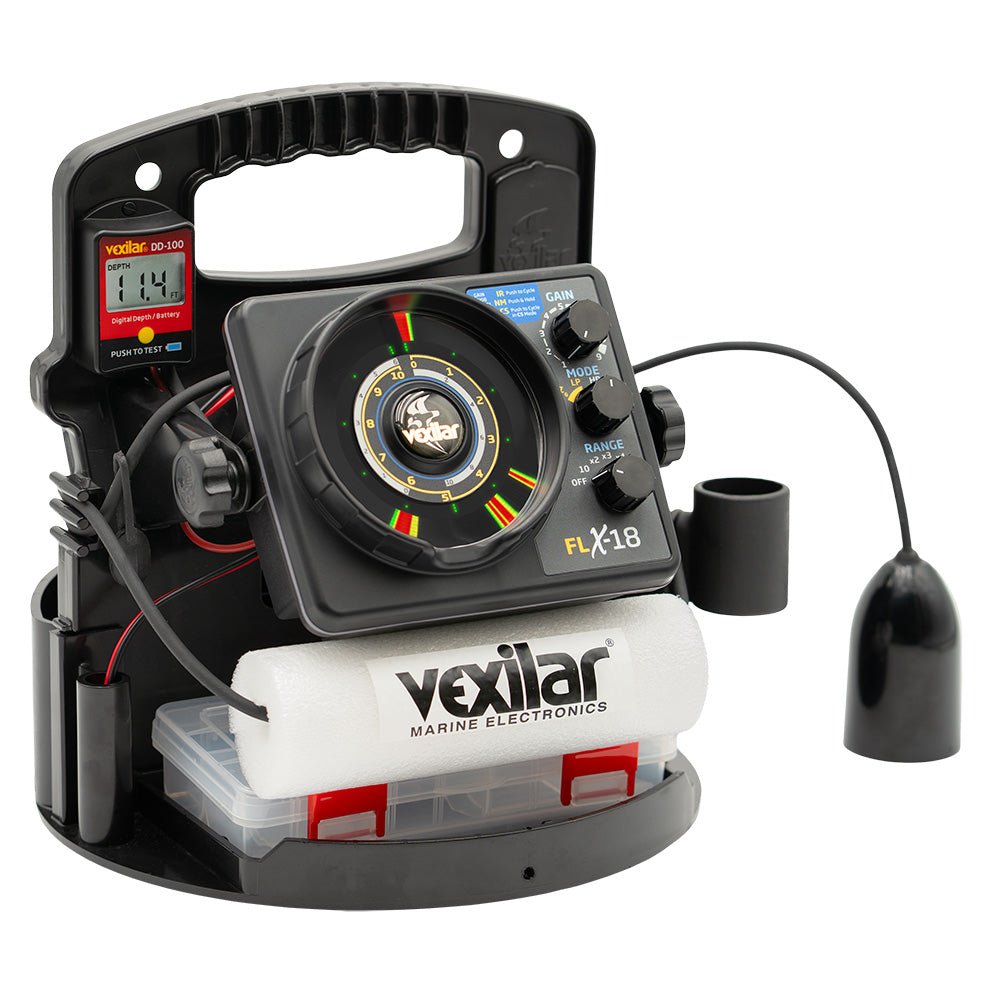 Vexilar FLX - 18 Pro Pack II Fishing System w/12 Degree Ice - Ducer &amp; DD - 100 - Marine Parts OnlyMarine Navigation & InstrumentsVexilar