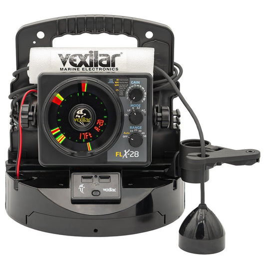 Vexilar FLX - 28 Pro Pack Elite Fishing System w/Pro View Ice - Ducer &amp; Vexilar Lithium Battery - Marine Parts OnlyMarine Navigation & InstrumentsVexilar