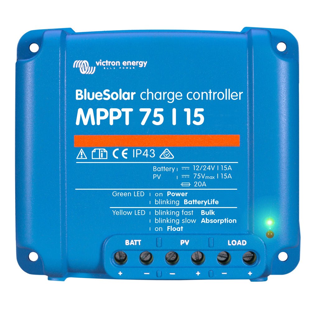 Victron BlueSolar MPPT Charge Controller - 75V - 15AMP - UL Approved - Marine Parts OnlyElectricalVictron Energy