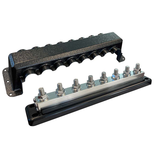 Victron Busbar 600A 8P &amp; Cover 8X 3/8" Plus 8X M8 Terminals - Marine Parts OnlyElectricalVictron Energy