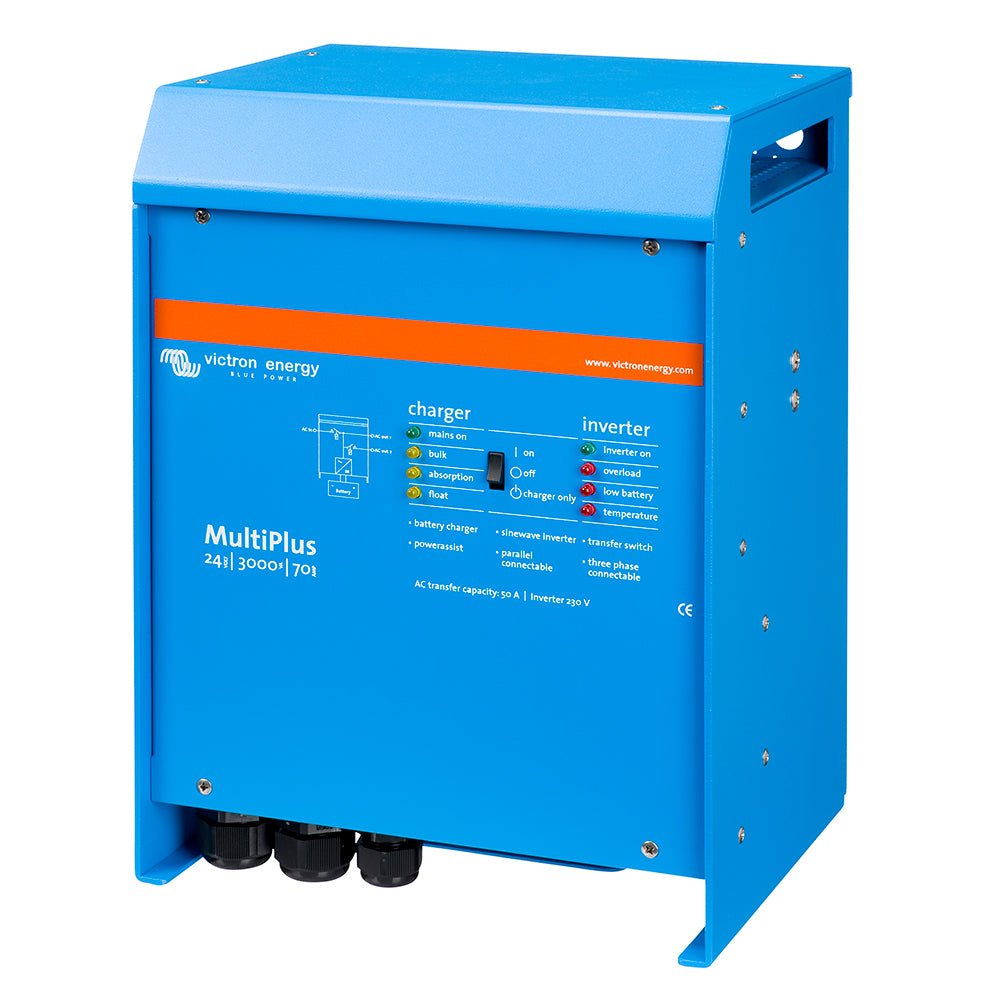 Victron MultiPlus Inverter/Charger 24VDC - 3000VA - 120VAC w/ 70 - AMP Battery Charger - 50AMP Transfer Switch - Marine Parts OnlyElectricalVictron Energy