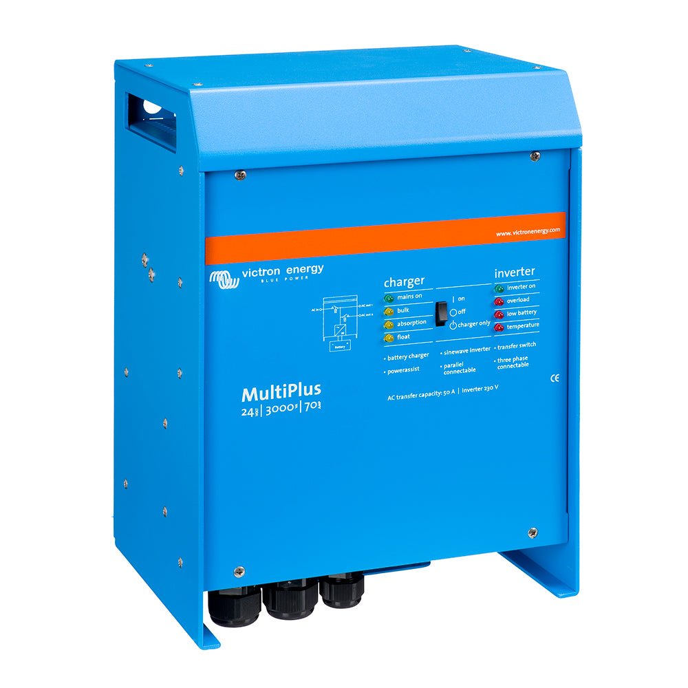 Victron Multiplus Inverter/Charger 24VDC - 3000VA - 120VAC w/ 70AMP Charger - 50AMP Transfer Switch - UL Approved - Marine Parts OnlyElectricalVictron Energy