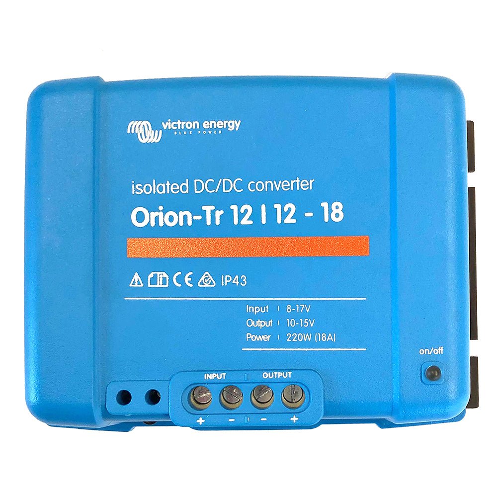 Victron Orion - TR DC - DC Converter - 12 VDC to 12 VDC - 18AMP Isolated - Marine Parts OnlyElectricalVictron Energy