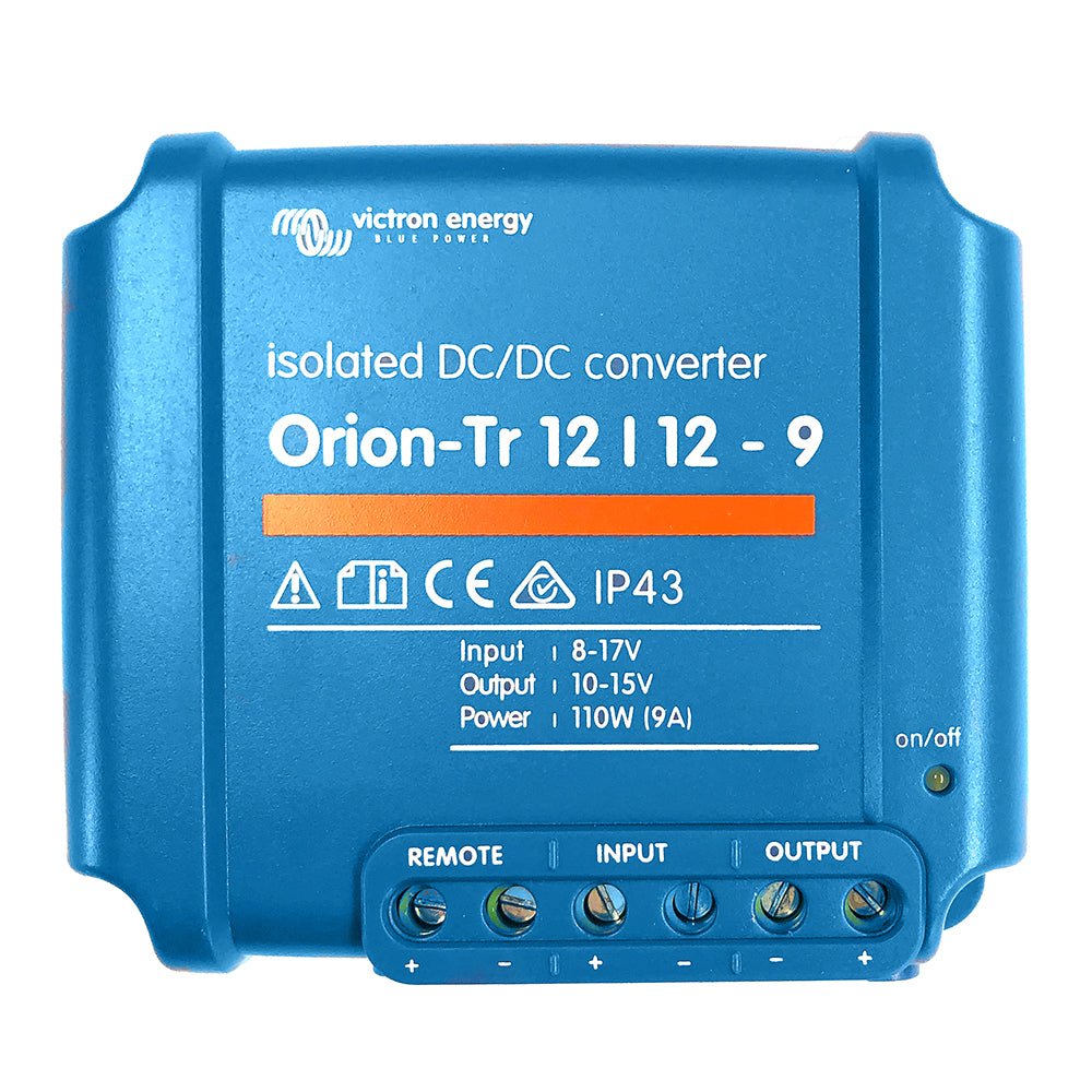 Victron Orion - TR DC - DC Converter - 12 VDC to 12 VDC - 9AMP Isolated - Marine Parts OnlyElectricalVictron Energy