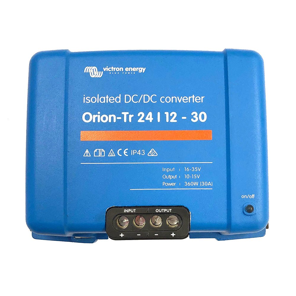 Victron Orion - TR DC - DC Converter - 24 VDC to 12 VDC - 30AMP Isolated - Marine Parts OnlyElectricalVictron Energy